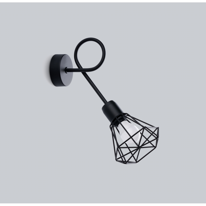 Lampada da parete ARTEMIS 1xE14/40W/230V nero