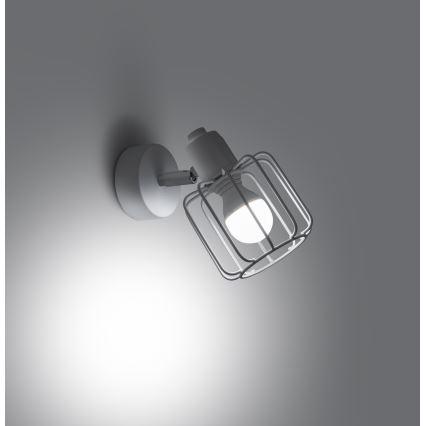 Lampada da parete a spot BELUCI 1xE14/40W/230V bianco