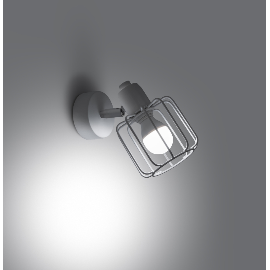 Lampada da parete a spot BELUCI 1xE14/40W/230V bianco