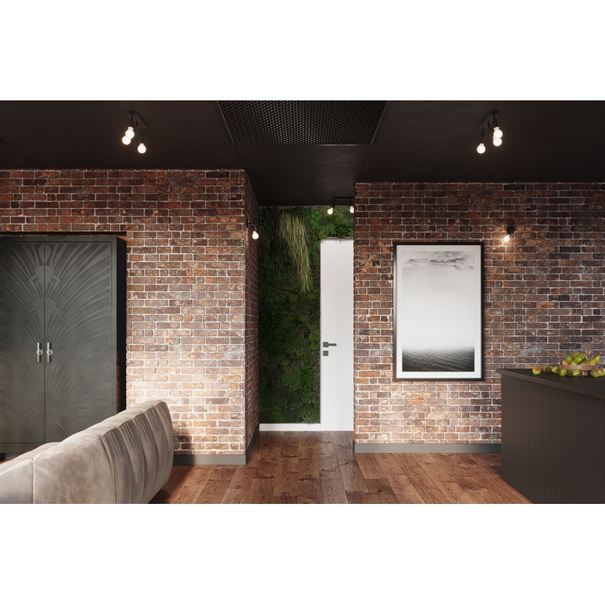 Luce Spot FORNES 2xE27/60W/230V nero