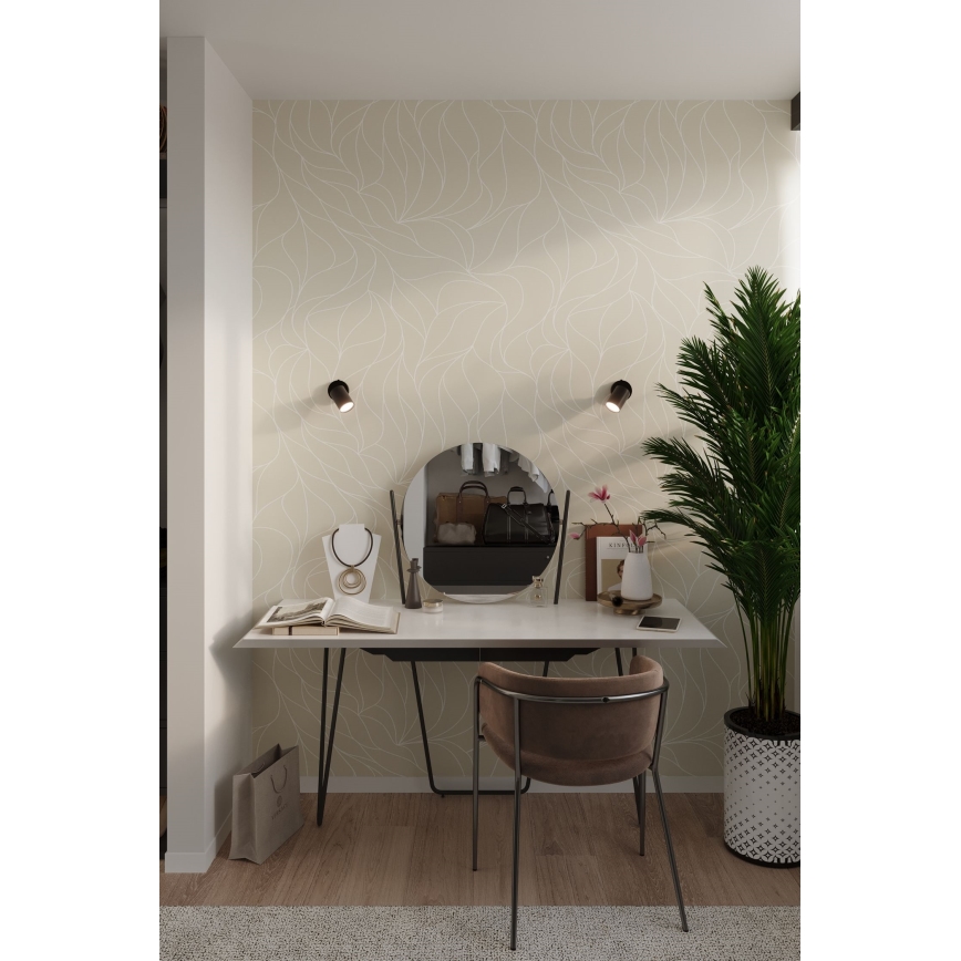 Lampada da parete a spot LEMMI 1xGU10/40W/230V nero