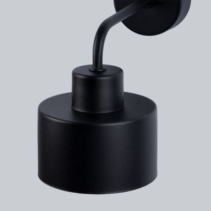 Lampada da parete SAVAR 1xE27/60W/230V nero