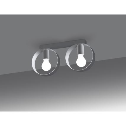 Plafoniera TITRAN 2xE27/60W/230V bianco