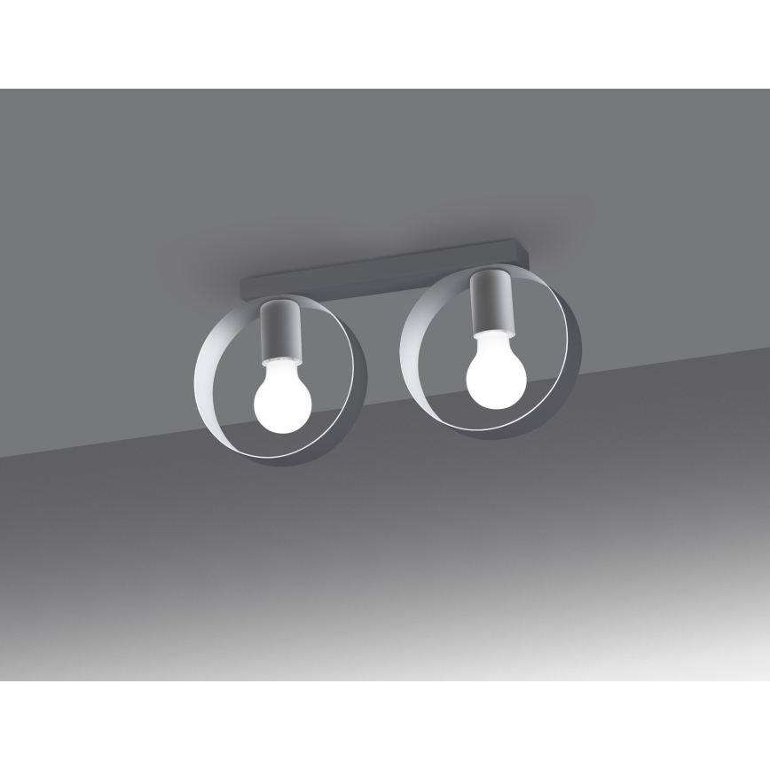 Plafoniera TITRAN 2xE27/60W/230V bianco