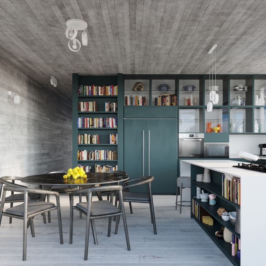 Lampadario a stelo TITRAN 3xE27/60W/230V bianco