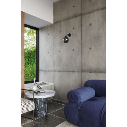 Lampada da parete ALINO 1xE27/60W/230V nero