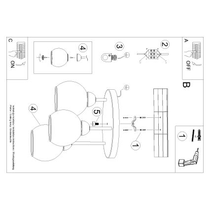 Lampadario a sospensione con supporto rigido ALINO 3xE27/60W/230V nero