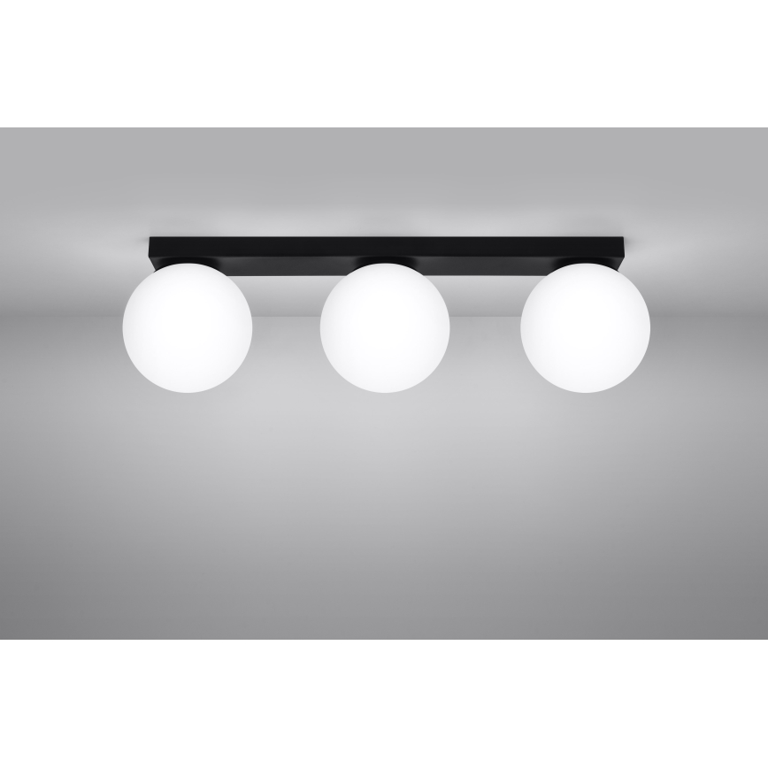 Plafoniera YOLI 3xG9/12W/230V nero