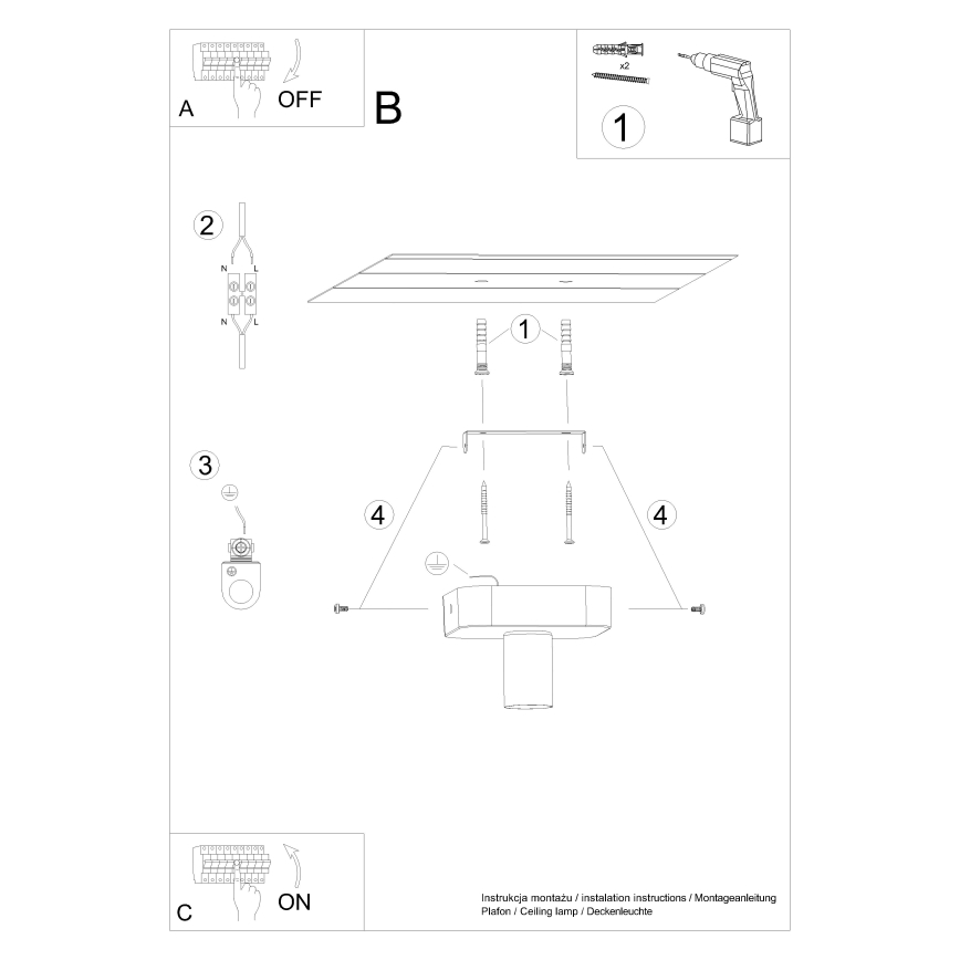 Faretto TAVO 1xE27/15W/230V calcestruzzo