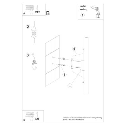 Applique PASTELO 2xG9/8W/230V bianco