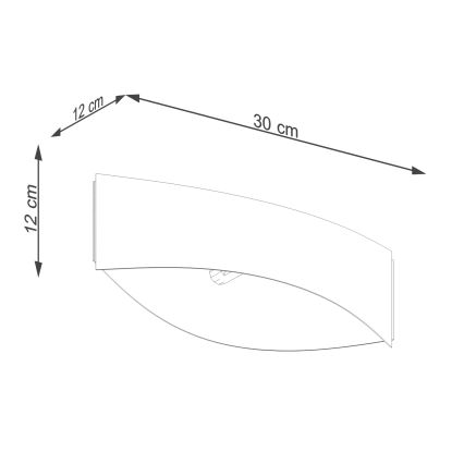 Lampada da parete TONI 1xG9/8W/230V bianco