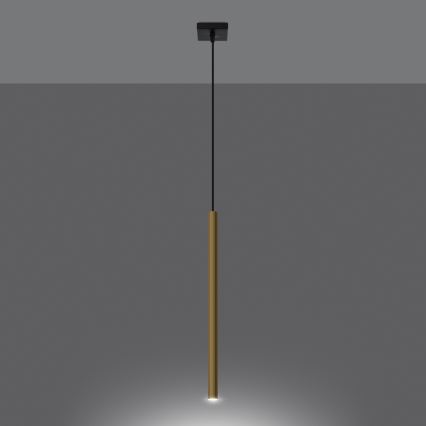 Lampadario a sospensione con filo PASTELO 1xG9/8W/230V oro