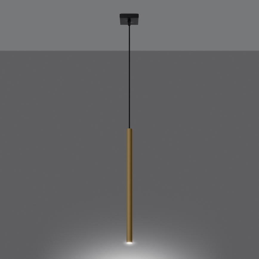 Lampadario a sospensione con filo PASTELO 1xG9/8W/230V oro
