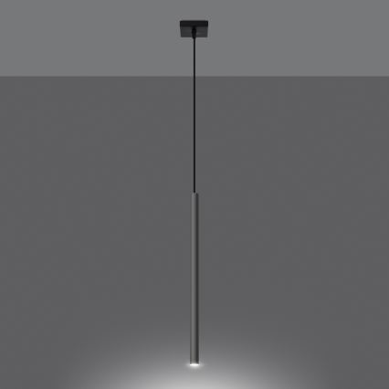 Lampadario a sospensione con filo PASTELO 1xG9/8W/230V cromo lucido