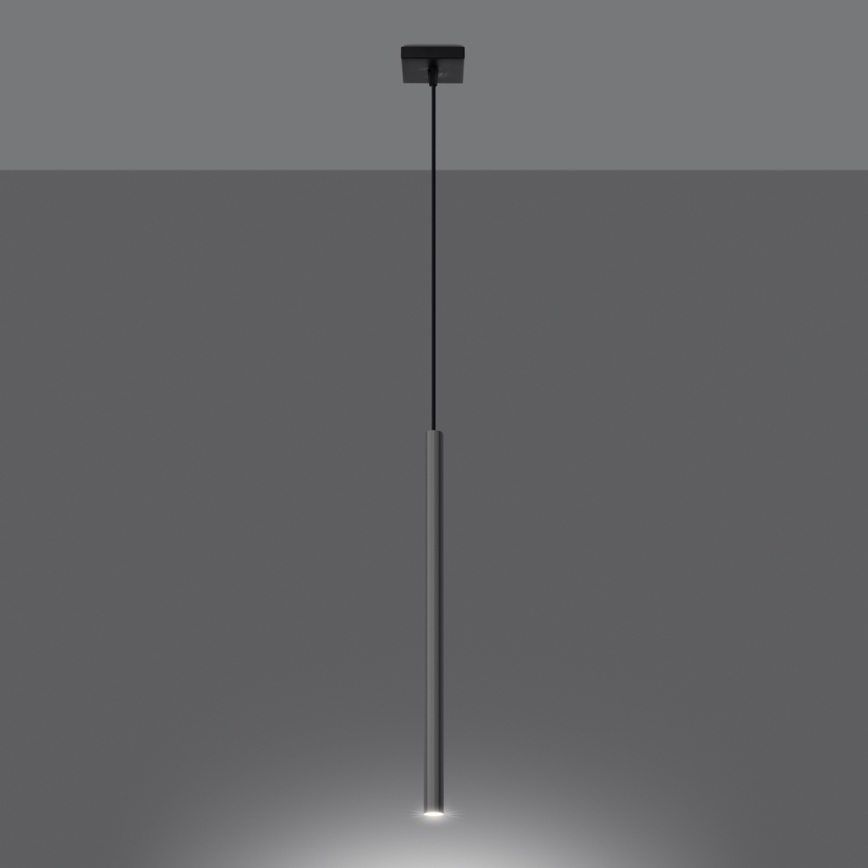 Lampadario a sospensione con filo PASTELO 1xG9/8W/230V cromo lucido