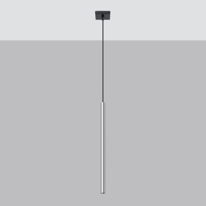 Lampadario a sospensione con filo PASTELO 1xG9/8W/230V cromo lucido