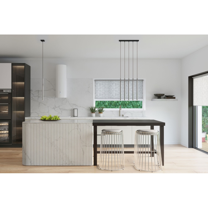 Lampadario a sospensione con filo PASTELO 1xG9/8W/230V cromo lucido