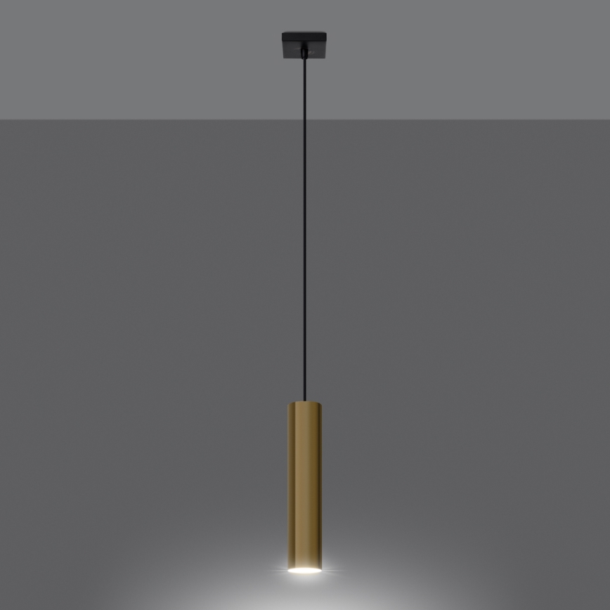 Lampadario a sospensione con filo LAGOS 1xGU10/10W/230V oro