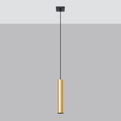 Lampadario a sospensione con filo LAGOS 1xGU10/10W/230V oro