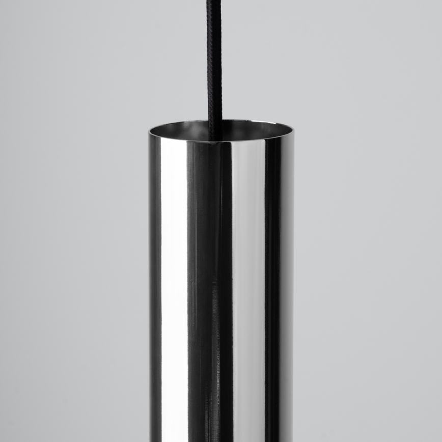 Lampadario a sospensione con filo LAGOS 1xGU10/10W/230V cromo lucido