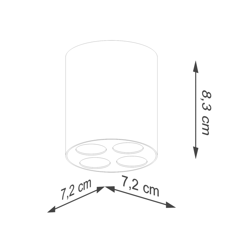 Faretto LED ZOE LED/9W/230V nero