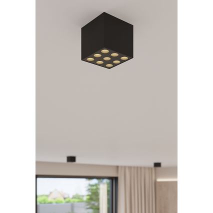 Faretto LED OZZY LED/16W/230V nero