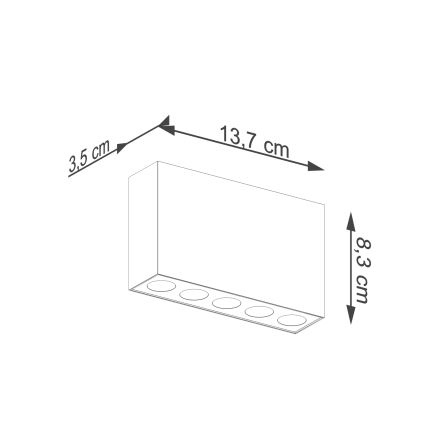 Faretto LED SOLE LED/11W/230V nero