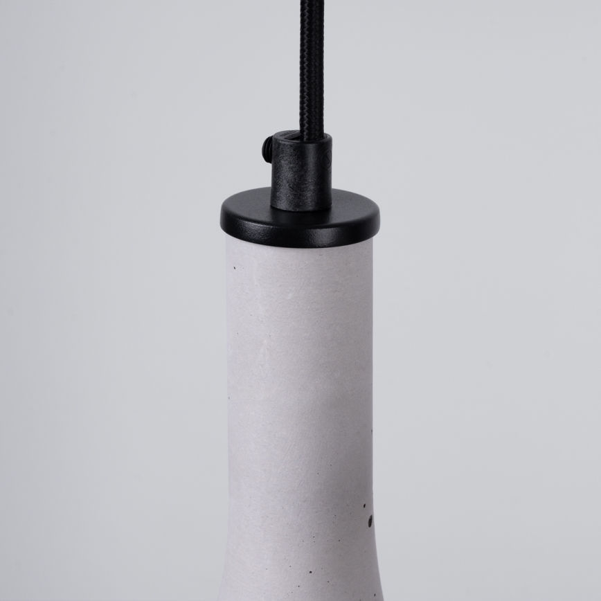 Lampadario a sospensione con filo REA 2xE14/12W/230V calcestruzzo