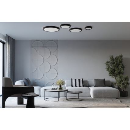 Plafoniera LED ONYX LED/32W/230V Ø 40 cm nera