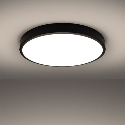 Plafoniera LED ONYX LED/48W/230V Ø 60 cm nero