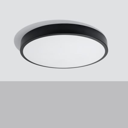 Plafoniera LED ONYX LED/48W/230V Ø 60 cm nero