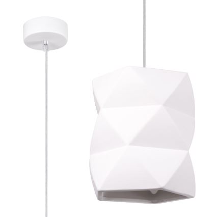 Lampadario a sospensione con filo GOBI 1xE27/15W/230V ceramiche