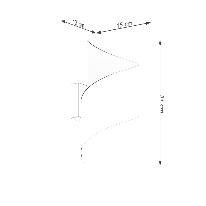 Applique TALASSA 1xG9/8W/230V nero