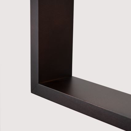Lampadario a sospensione con filo ARIES 1xE27/15W/230V faggio/wenge