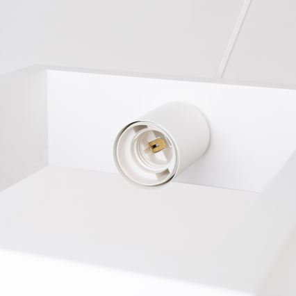 Lampadario a sospensione con filo ARIES 1xE27/15W/230V faggio/bianco