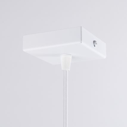 Lampadario a sospensione con filo ARIES 1xE27/15W/230V faggio/bianco