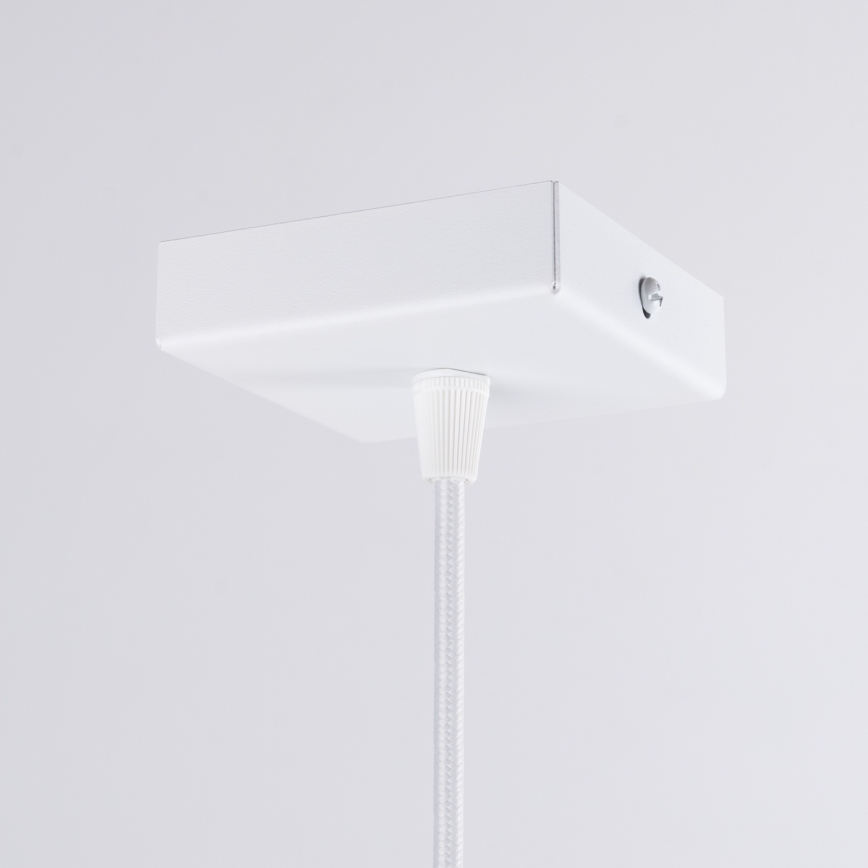 Lampadario a sospensione con filo ARIES 1xE27/15W/230V faggio/bianco