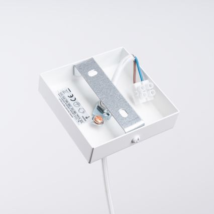 Lampadario a sospensione con filo ARIES 1xE27/15W/230V faggio/bianco