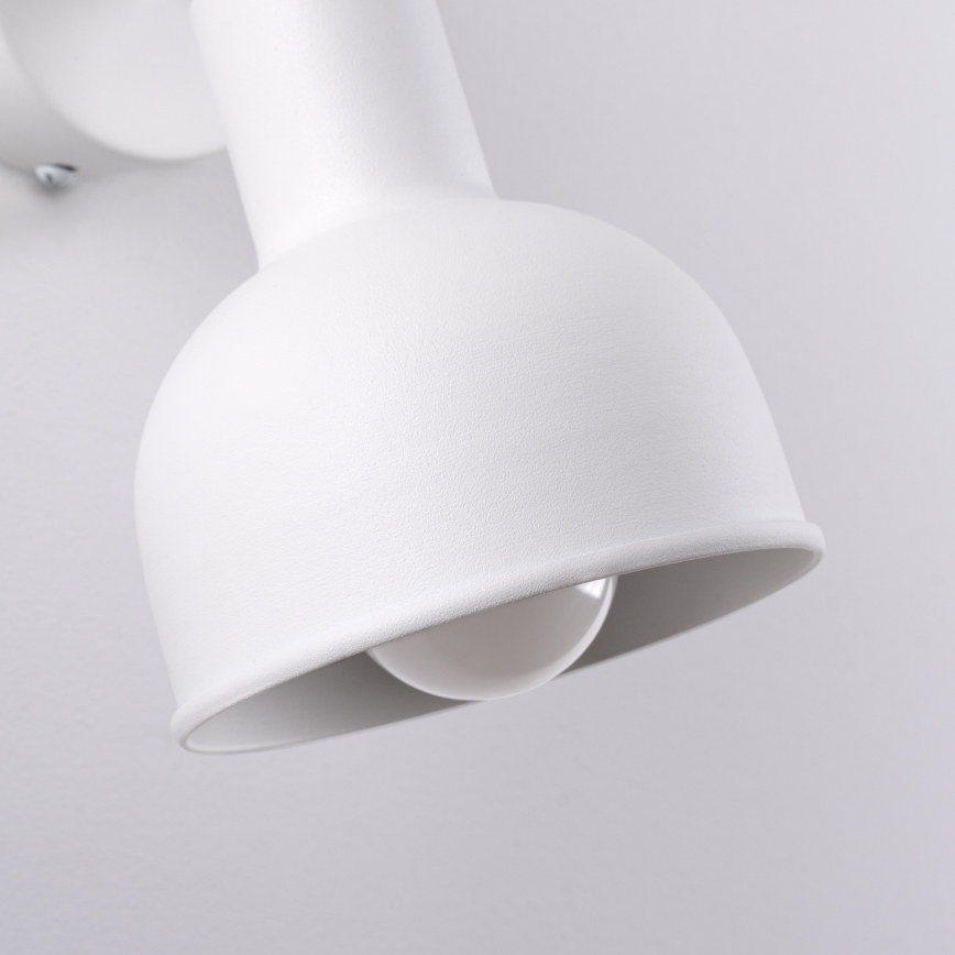 Faretto da parete ELBA 1xE27/15W/230V bianco