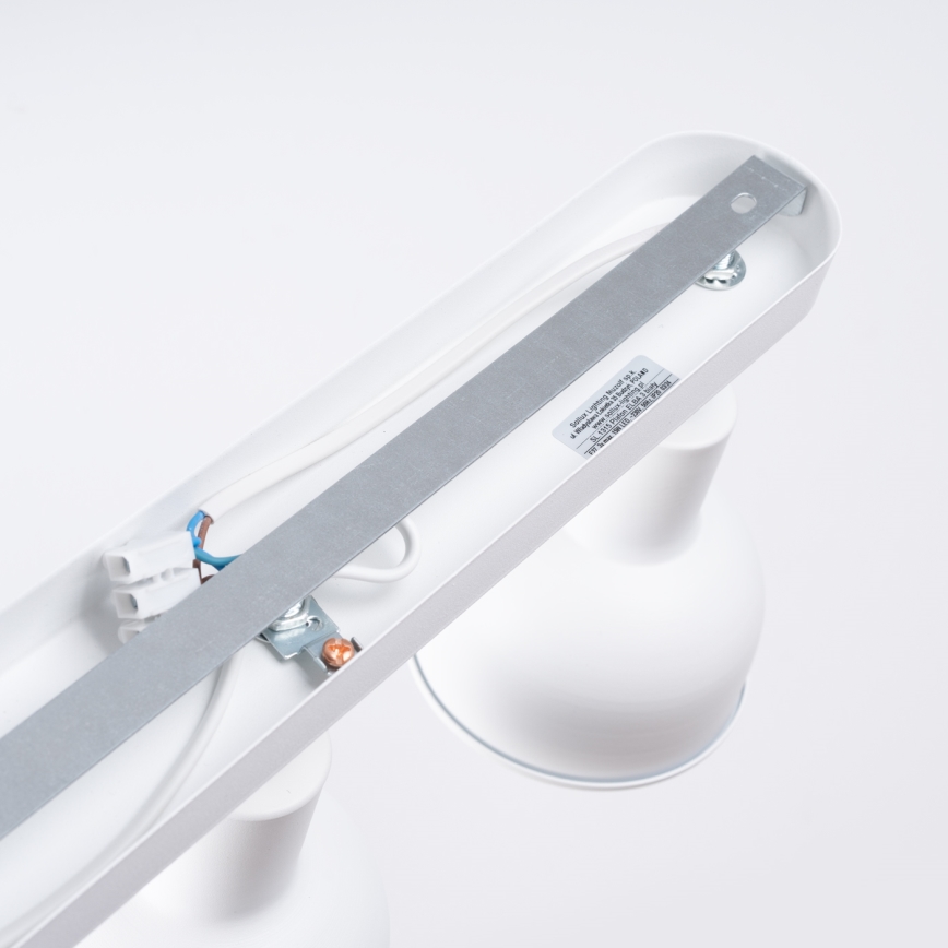 Faretto ELBA 3xE27/15W/230V bianco
