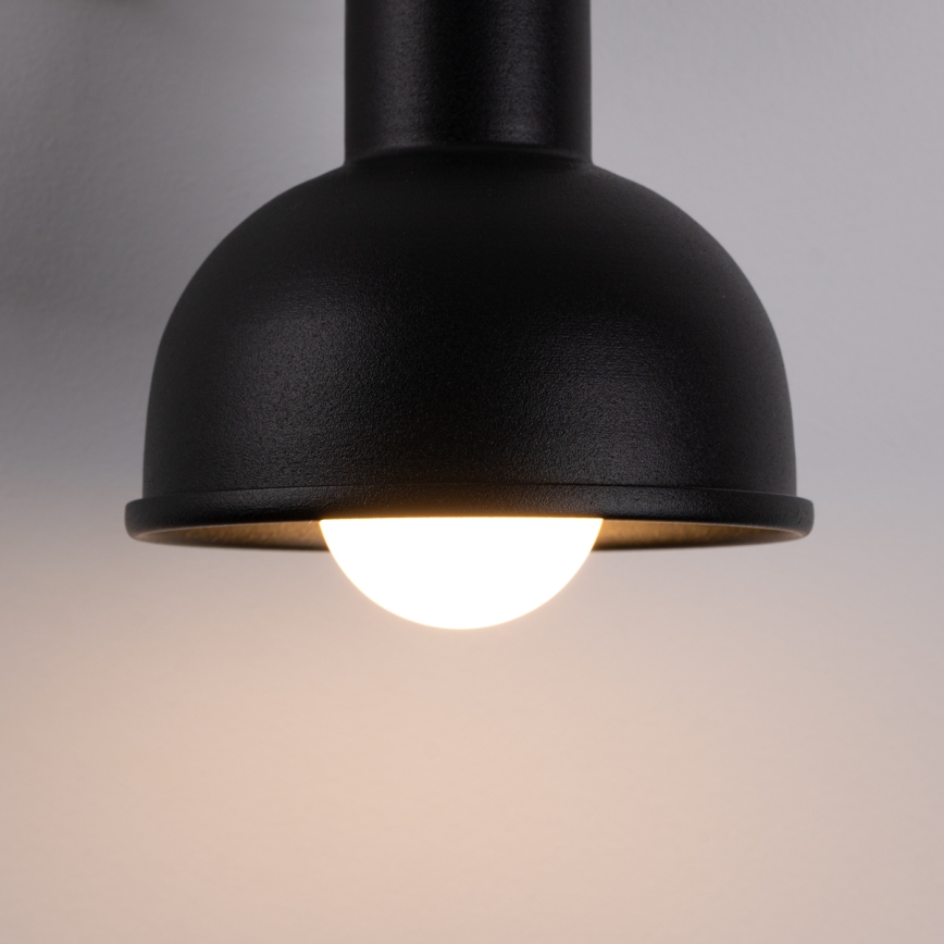 Faretto da parete ELBA 1xE27/15W/230V nero