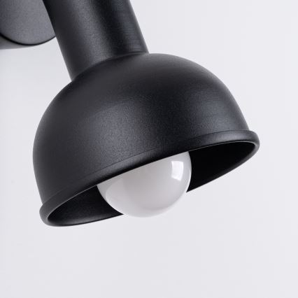 Faretto da parete ELBA 1xE27/15W/230V nero