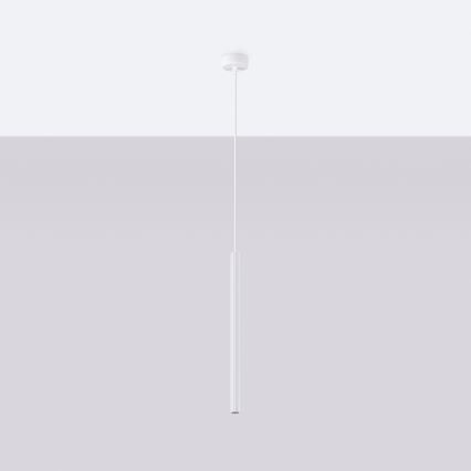 Lampadario a sospensione con filo ARCHE 1xG9/8W/230V bianco