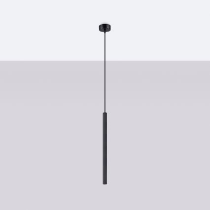 Lampadario a sospensione con filo ARCHE 1xG9/8W/230V nero