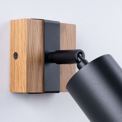 Faretto da parete FAGER 1xGU10/10W/230V nero