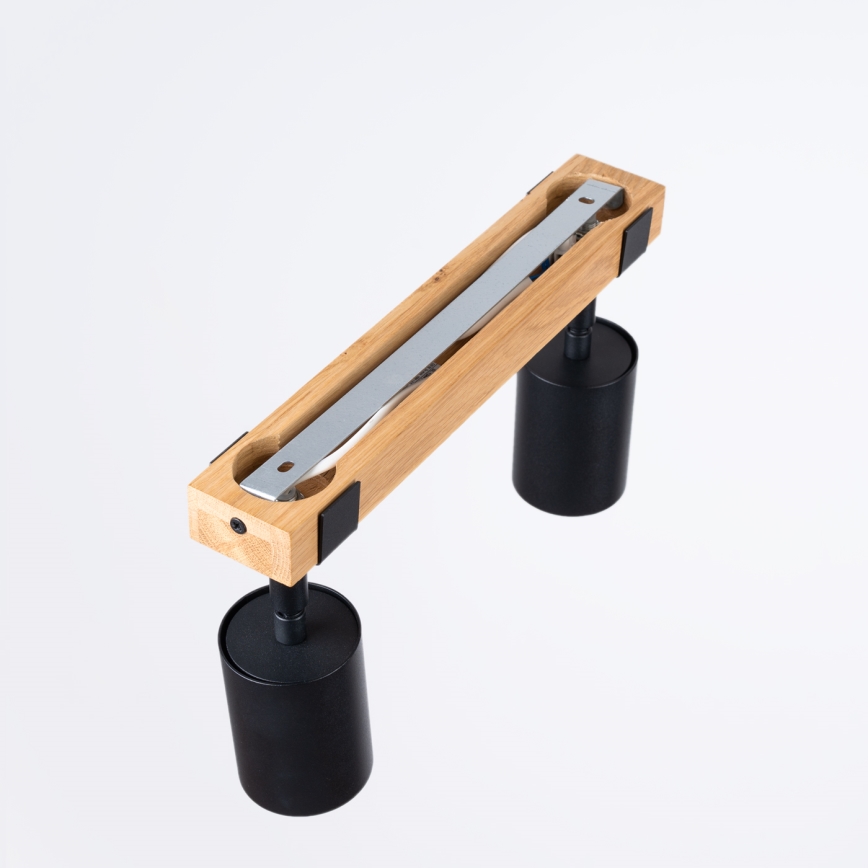 Faretto FAGER 2xGU10/10W/230V nero
