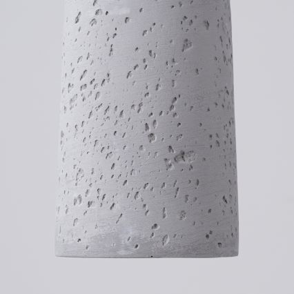 Lampadario a sospensione con filo ELECTRA 1xGU10/10W/230V calcestruzzo/grigio