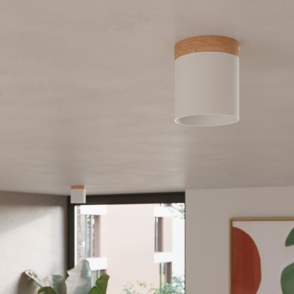Faretto RIF 1xGU10/10W/230V diametro 12 cm bianco