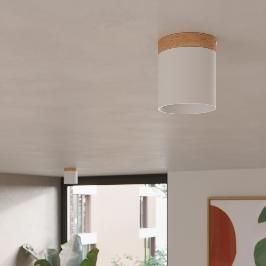 Faretto RIF 1xGU10/10W/230V diametro 12 cm bianco