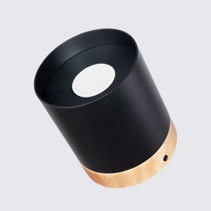 Faretto RIF 1xGU10/10W/230V diametro 12 cm nero